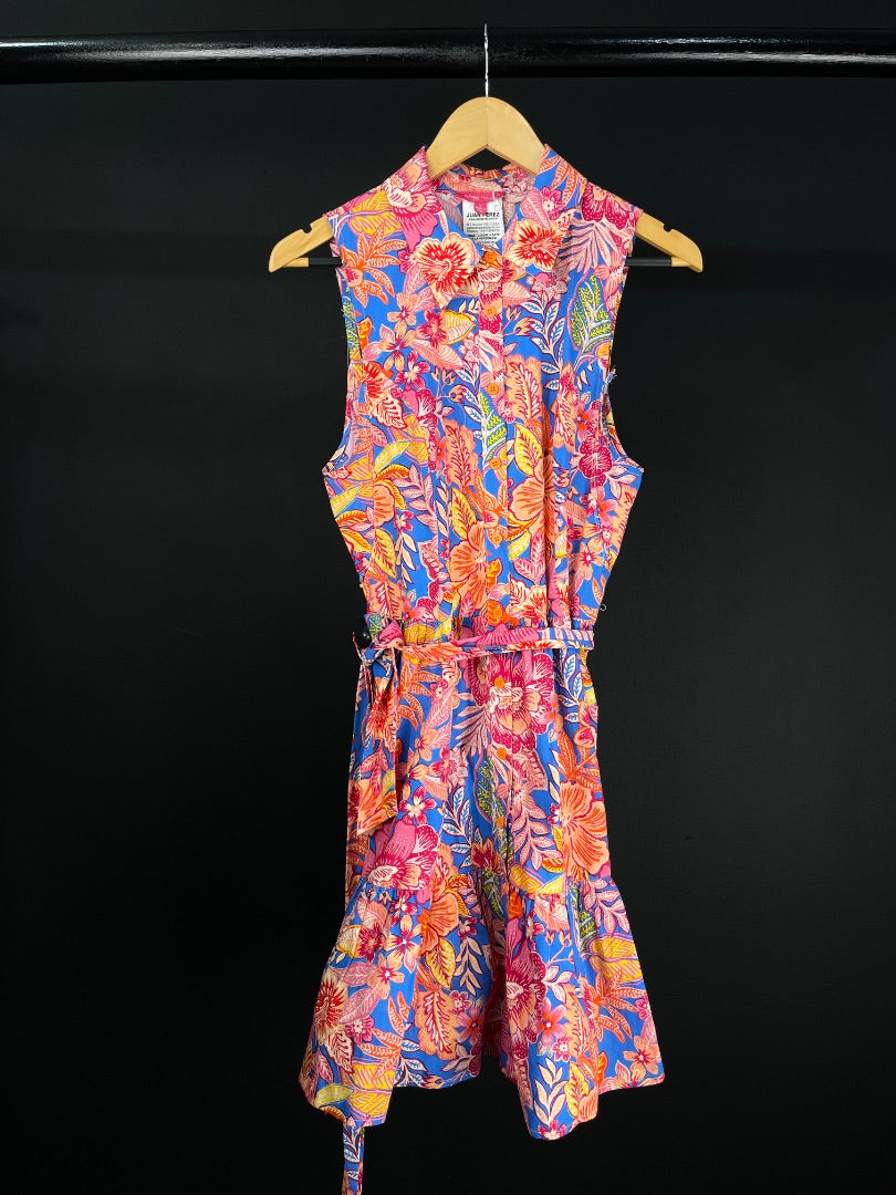 SIN MARCA  Vestido Sin Manga  Varios Floral  Talle L