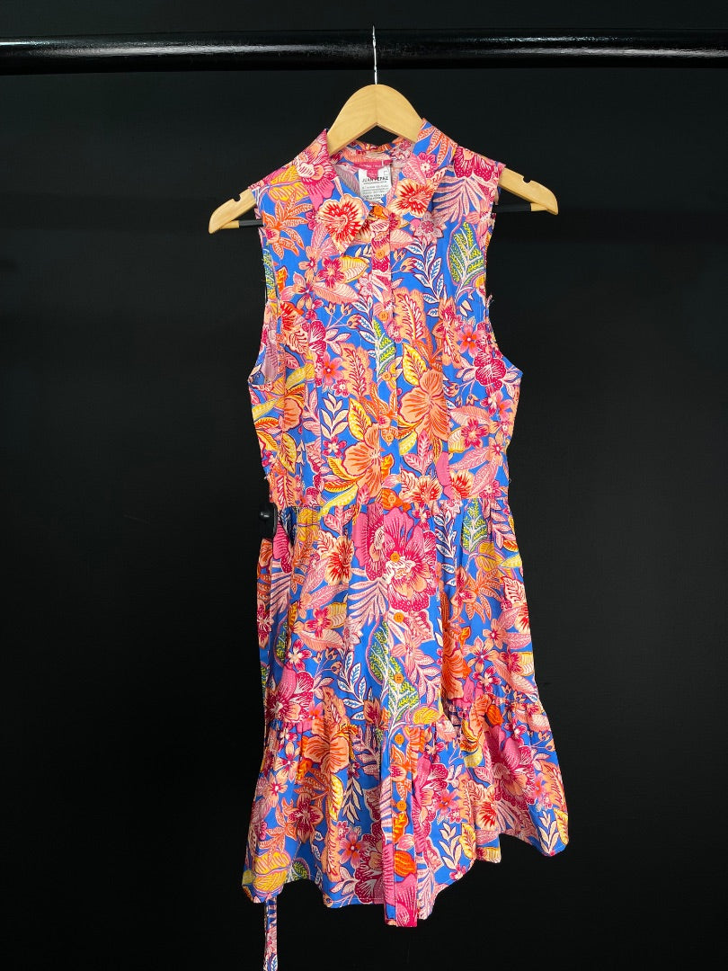 SIN MARCA  Vestido Sin Manga  Varios Floral  Talle L