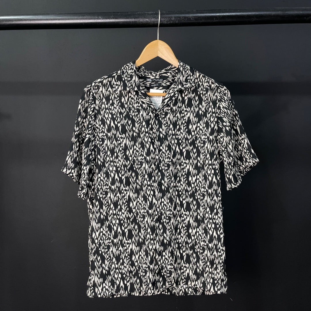 ZARA  Camisa Manga Corta  Varios  Estampado  Talle S