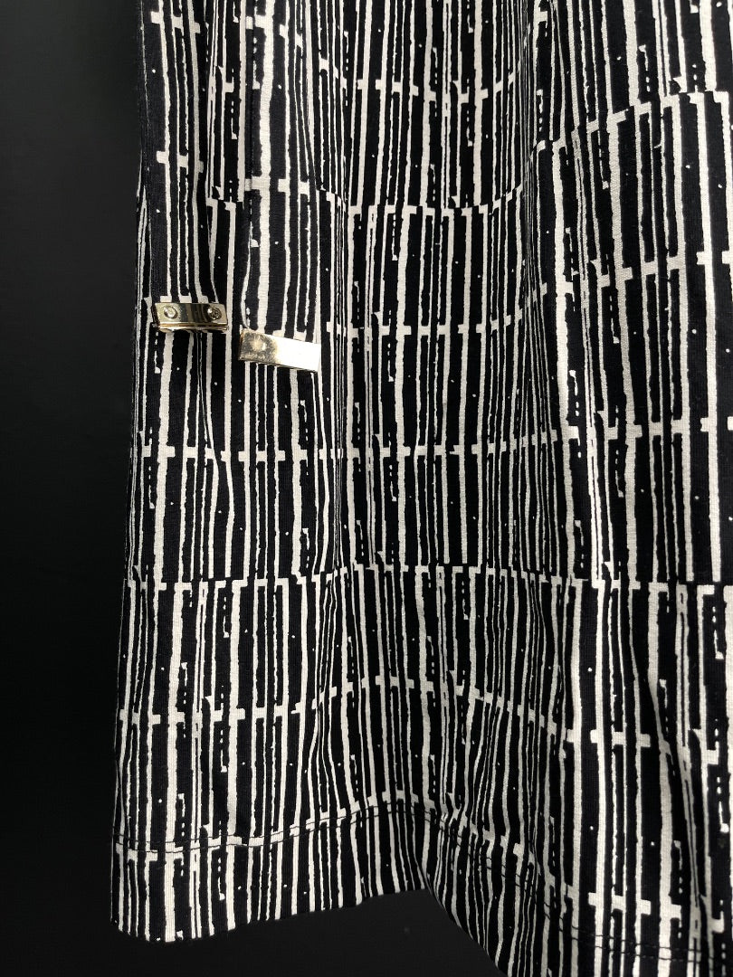 ANN TAYLOR Vestido Manga Larga Varios  Estampado Talle 14