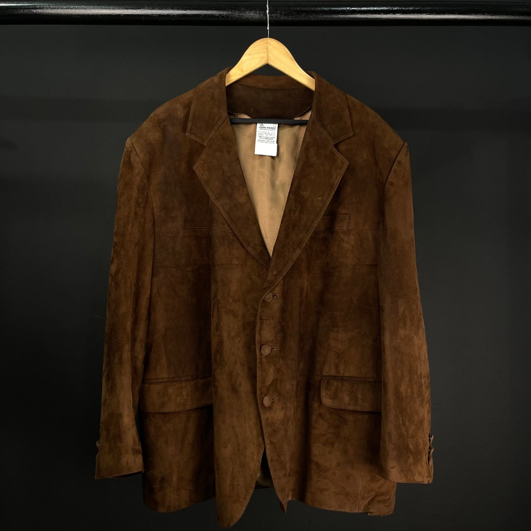SIN MARCA Saco Marron Talle XL
