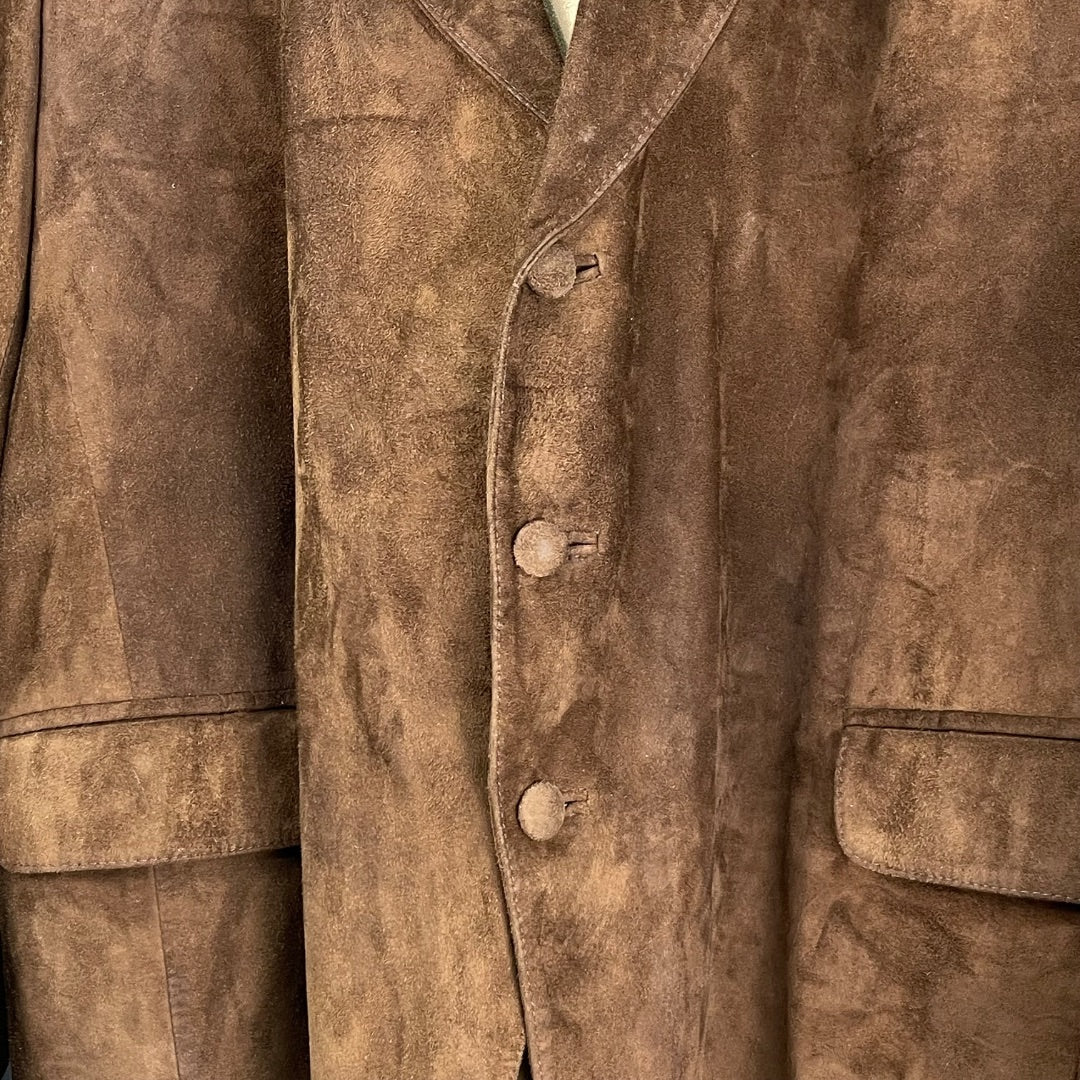 SIN MARCA Saco Marron Talle XL