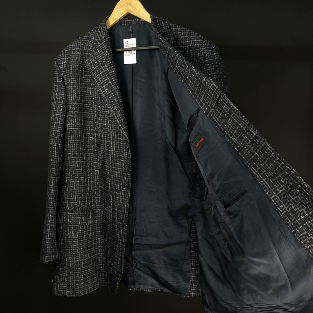 PIERRE CARDIN Saco Varios  Cuadrille Talle XL