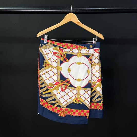 ZARA  Pollera Media Pierna  Varios  Estampado  Talle L