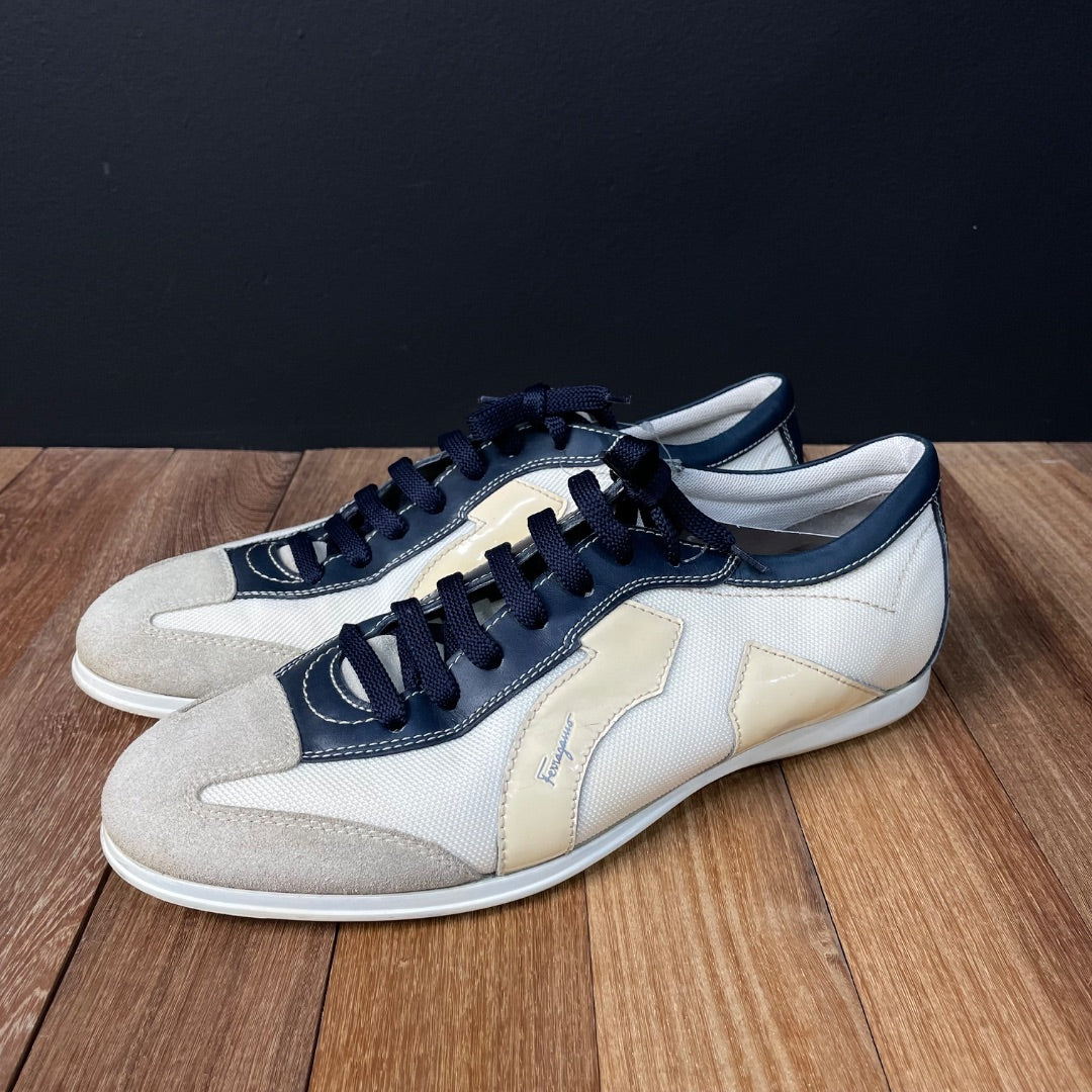 FERRAGAMO  Zapatos Otros  Varios Beige y Azul  Talle 41