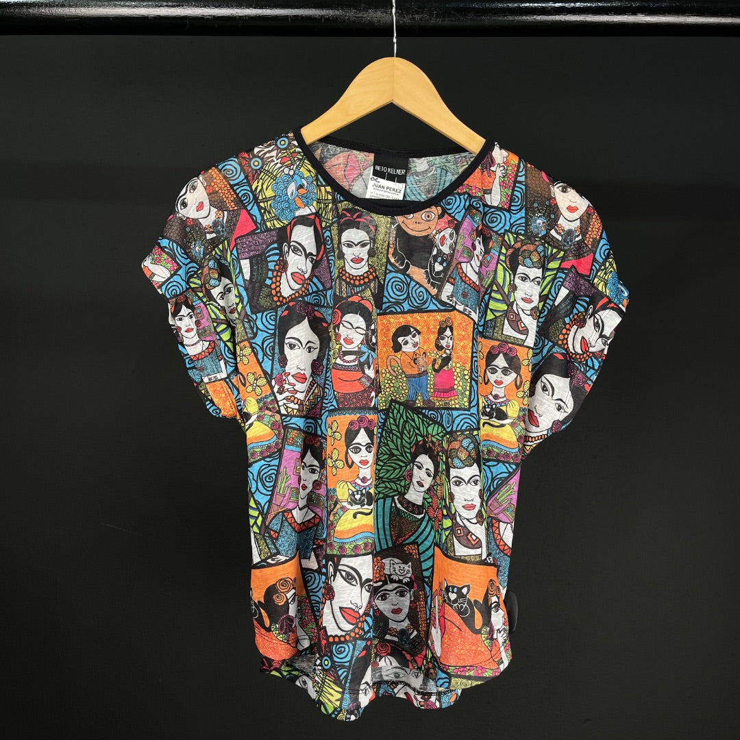 SIN MARCA Blusa Varios  Estampado Talle 2