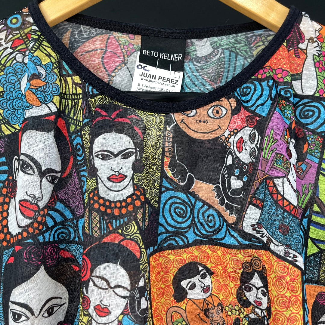 SIN MARCA Blusa Varios  Estampado Talle 2
