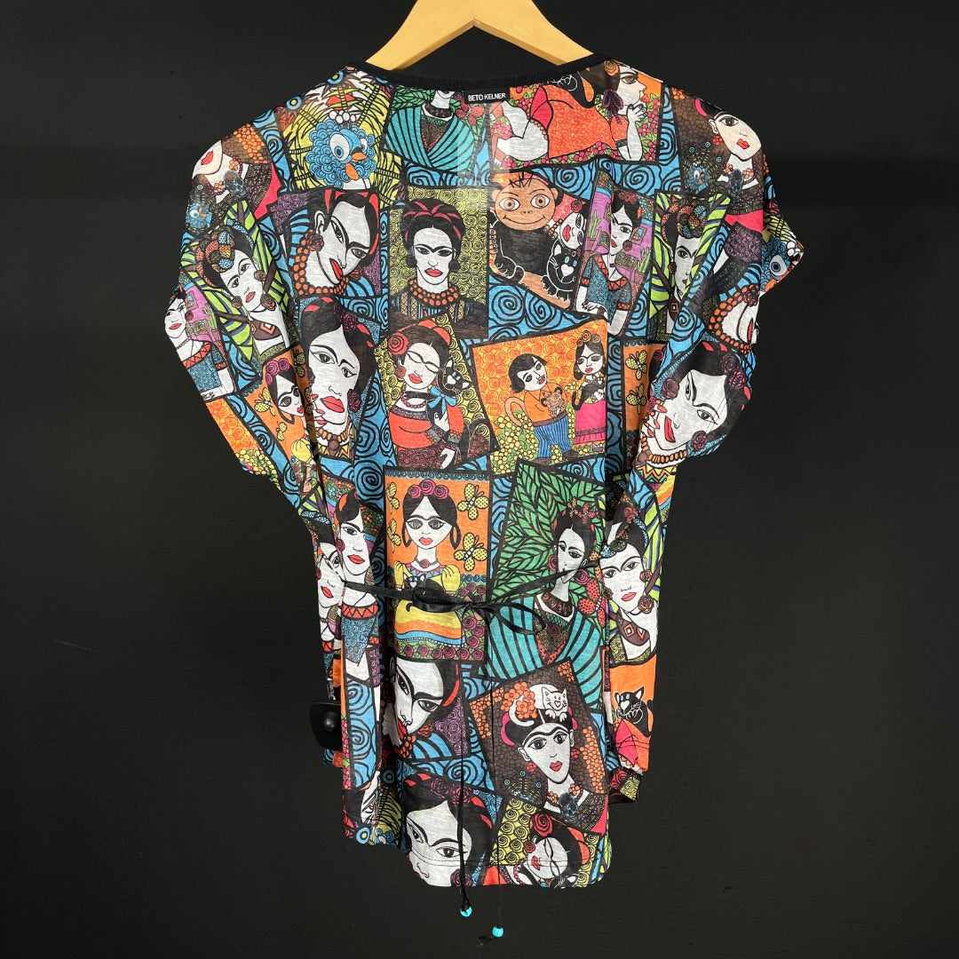 SIN MARCA Blusa Varios  Estampado Talle 2