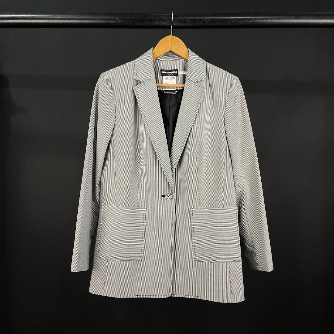 LAGERFELD Saco Varios Rayado Talle 6