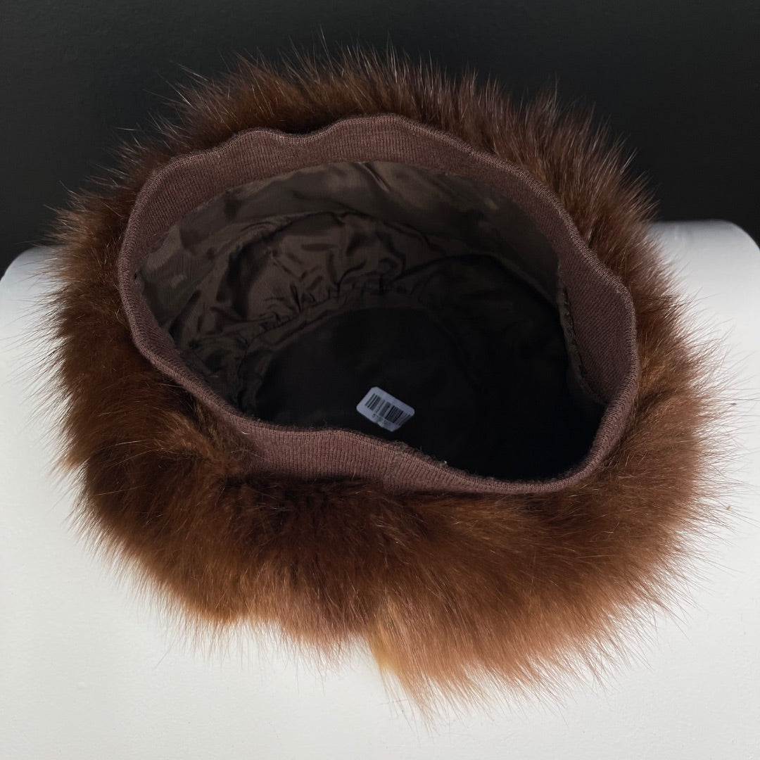 SIN MARCA Gorro Marron Talle Unico