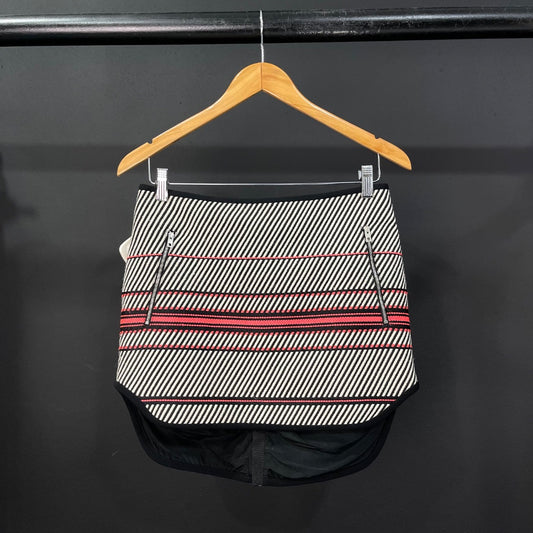 RAG & BONE  Pollera Mini  Varios Rayado  Talle M