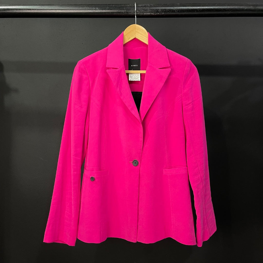 AYRES Saco Fucsia Talle 40