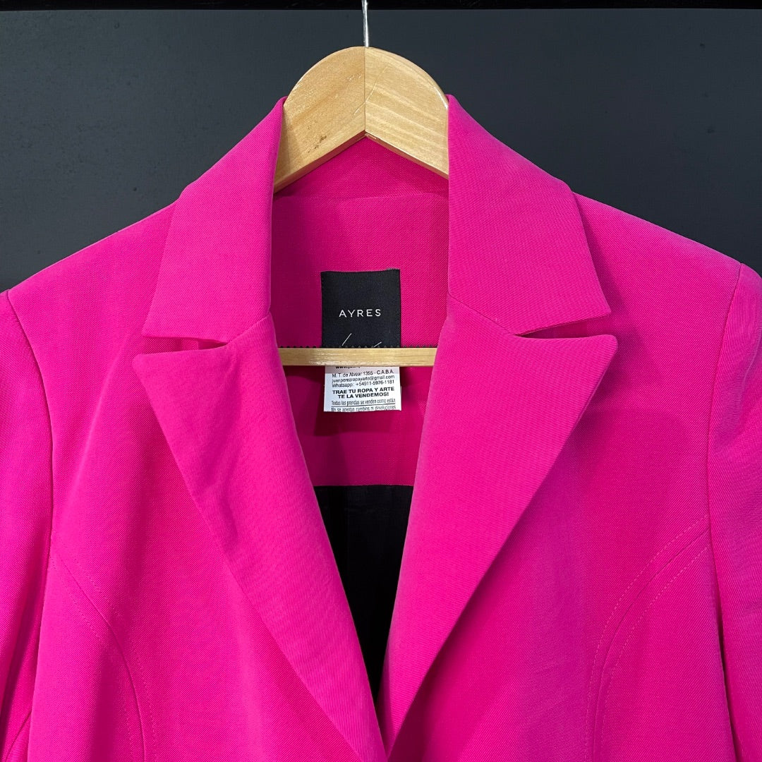 AYRES Saco Fucsia Talle 40