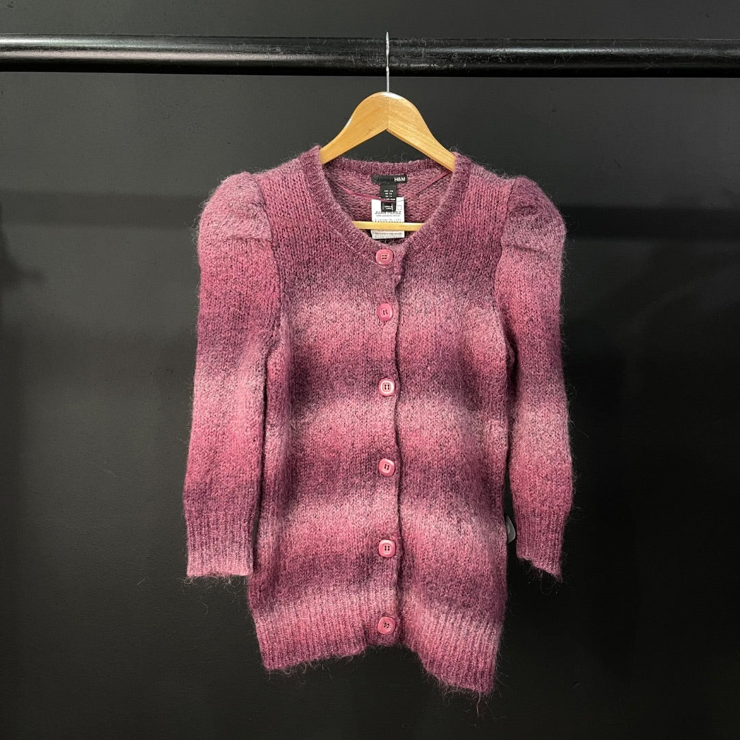 H&M Sweater Abierto Violeta Talle XS