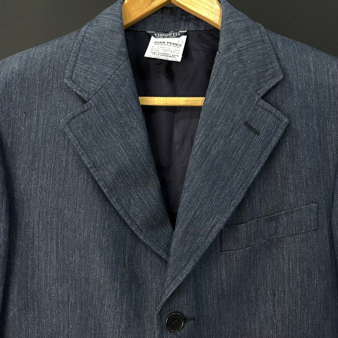 VISCONTI  Saco  Azul  Talle L