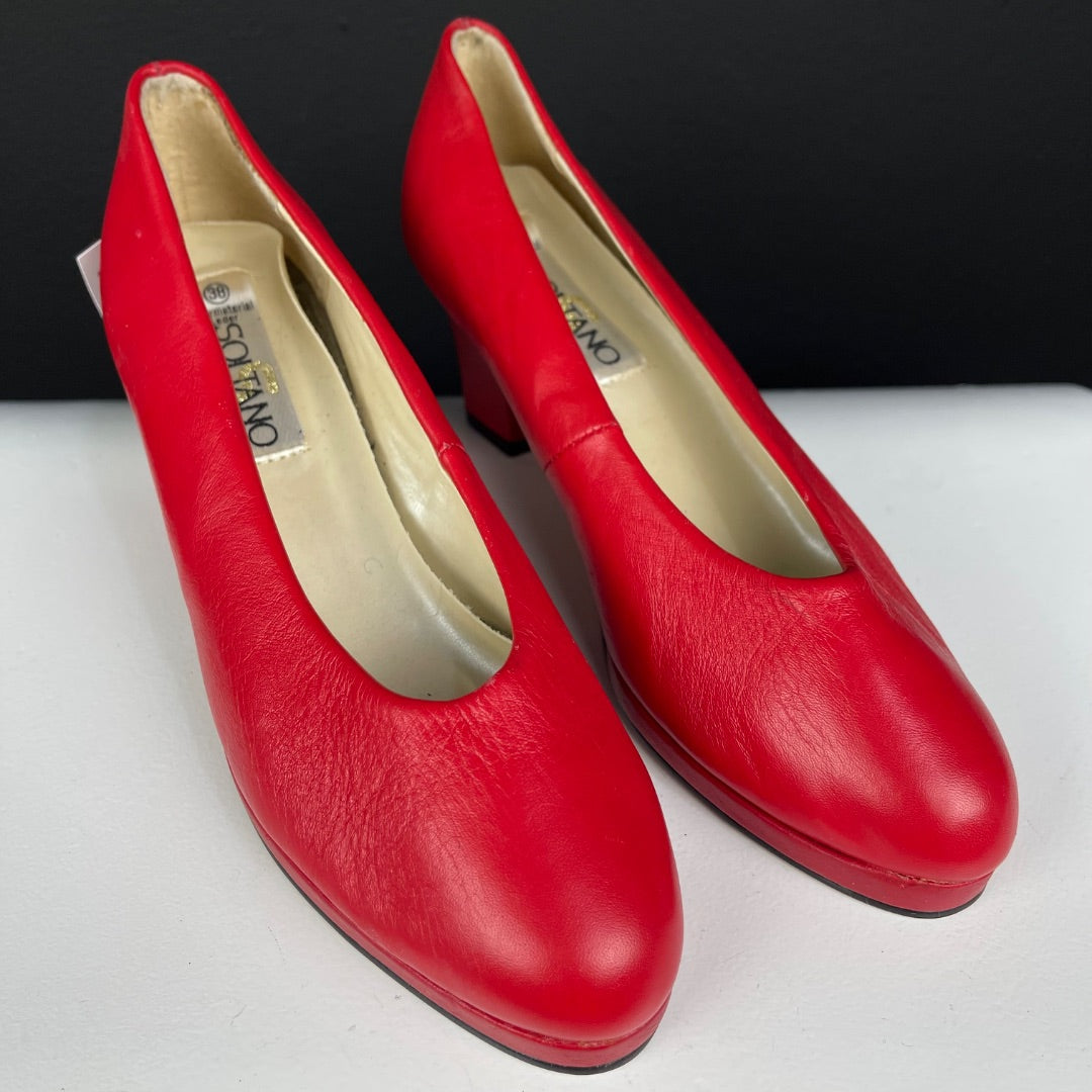 SOLTANO Zapatos Rojo Talle 37