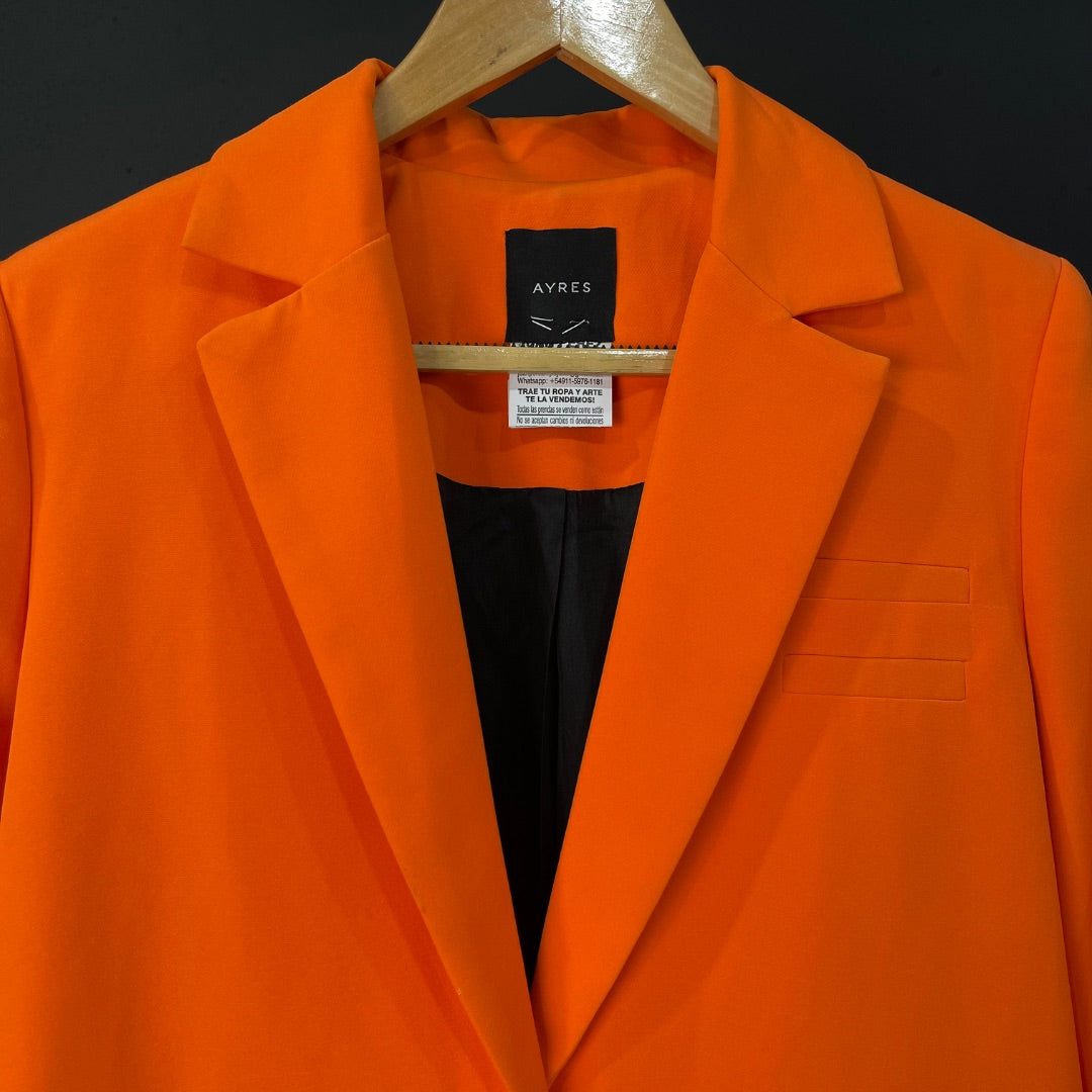 AYRES Saco Naranja Talle S