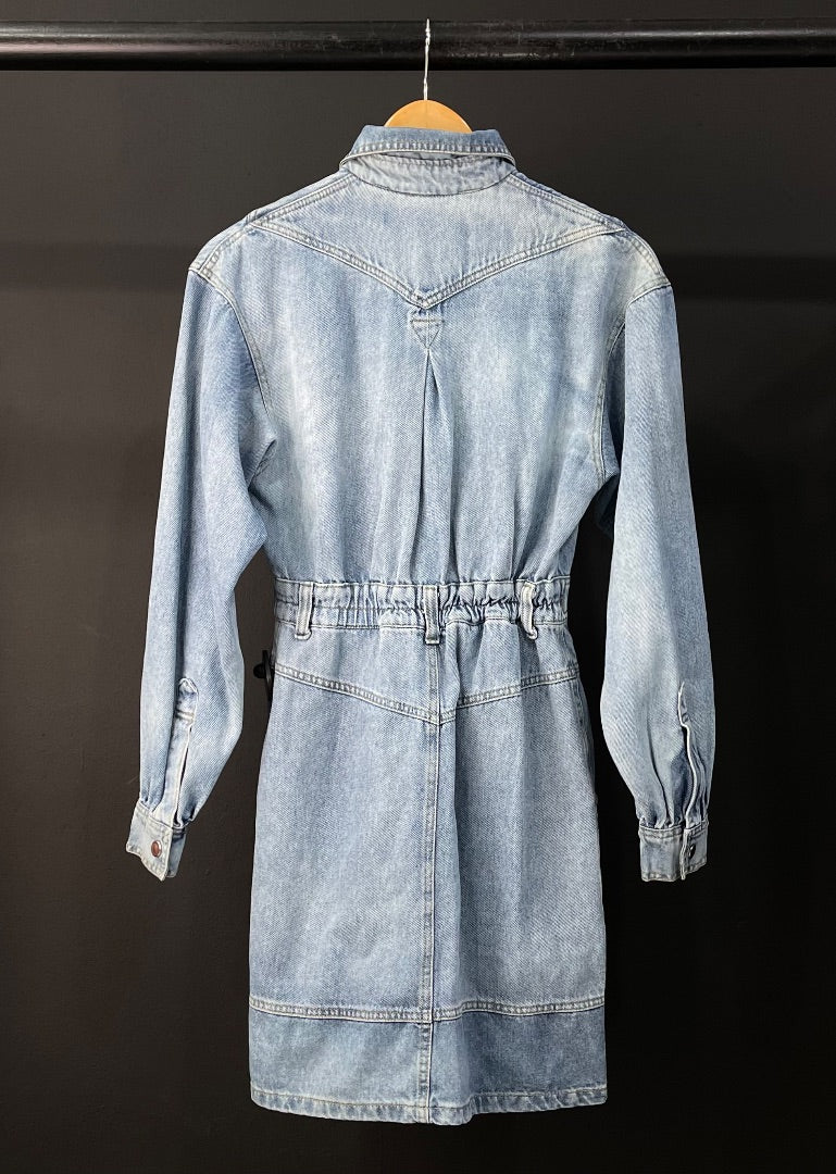 HEIDI CLAIR Vestido Celeste Talle S