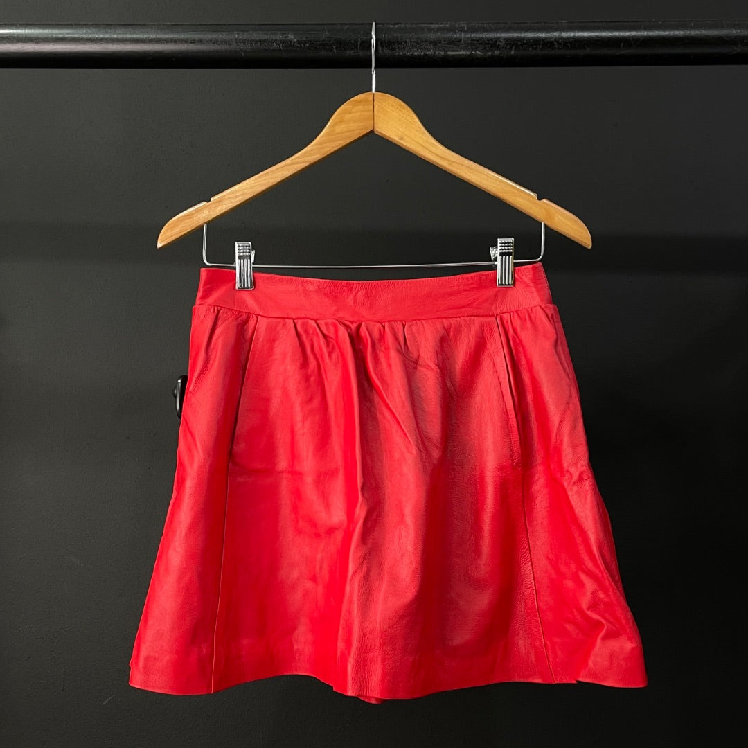 JOANNA BRAUN Pollera Mini Rojo Talle M