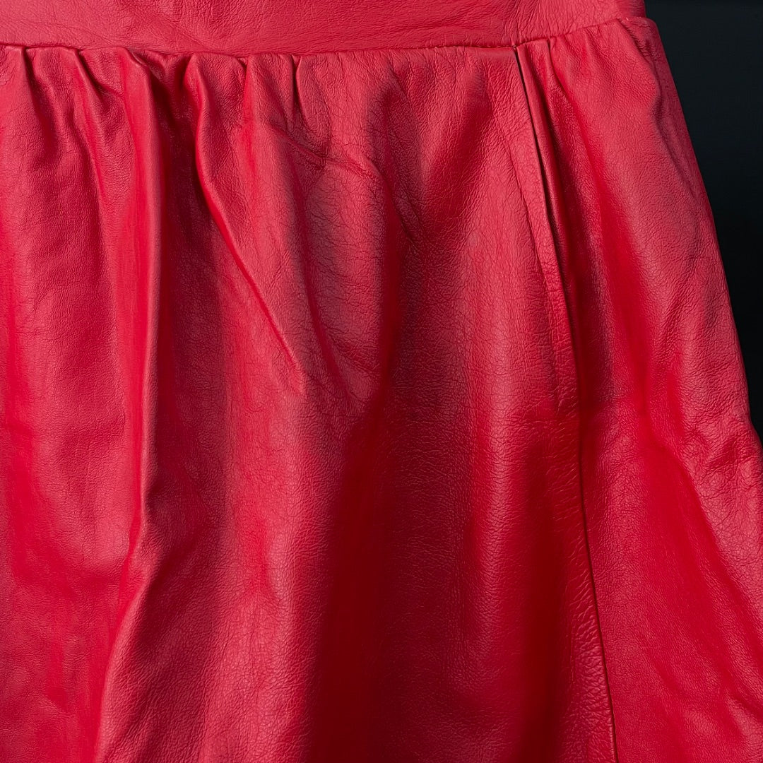JOANNA BRAUN Pollera Mini Rojo Talle M