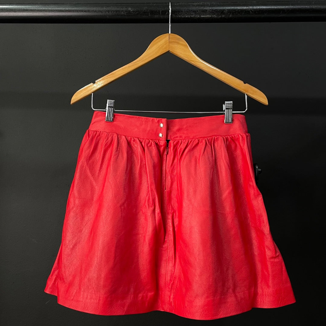JOANNA BRAUN Pollera Mini Rojo Talle M