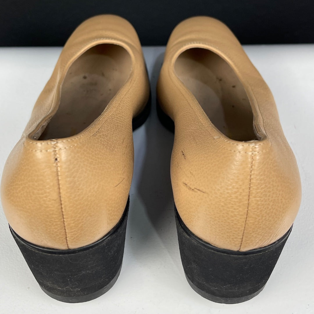 FERRAGAMO Zapatos Beige Talle 38,5