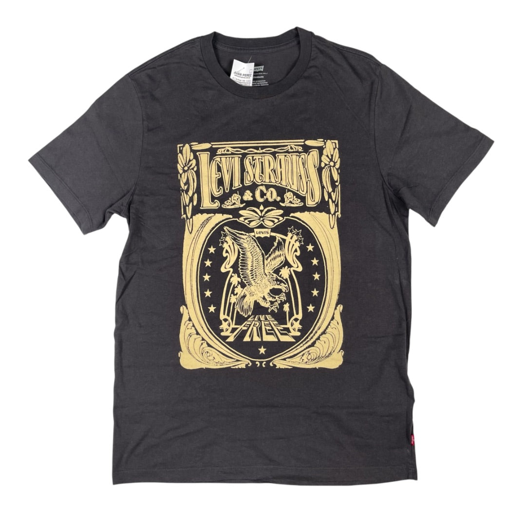 LEVIS Remera Gris Talle S