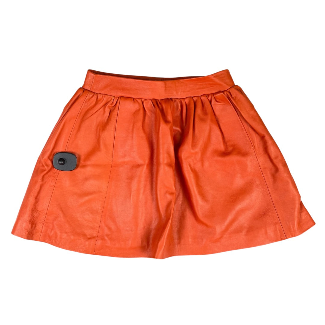 JOANNA BRAUN Pollera Mini Naranja Talle M