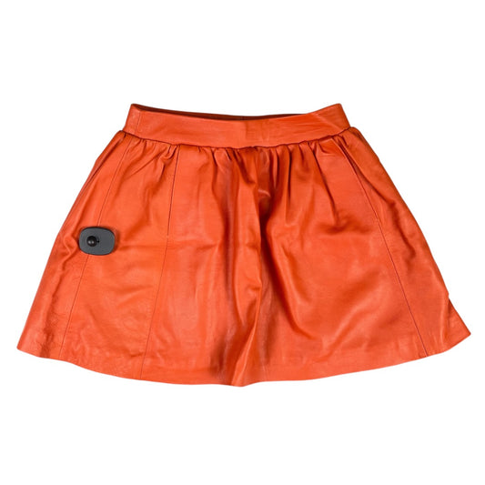 JOANNA BRAUN Pollera Mini Naranja Talle M