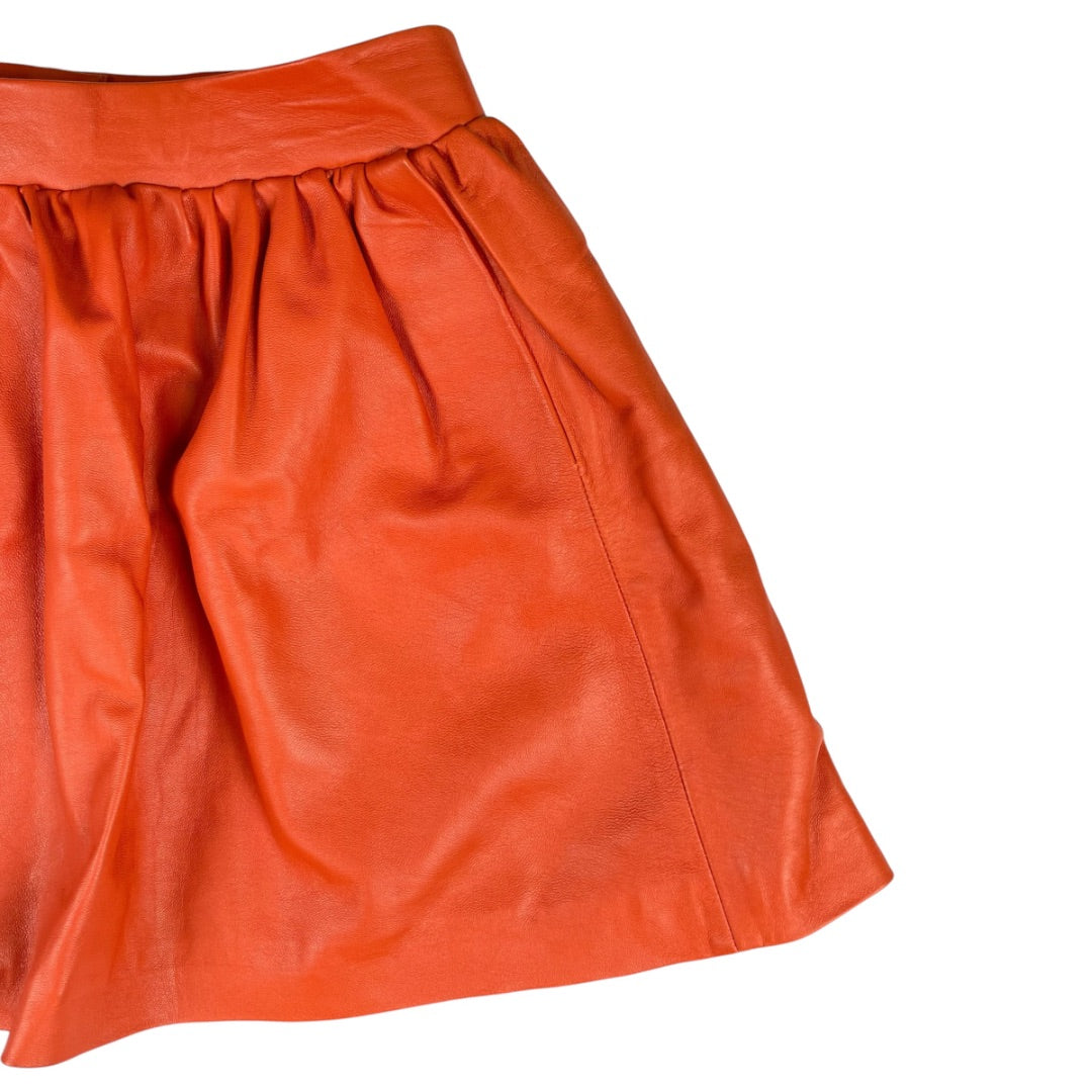JOANNA BRAUN Pollera Mini Naranja Talle M