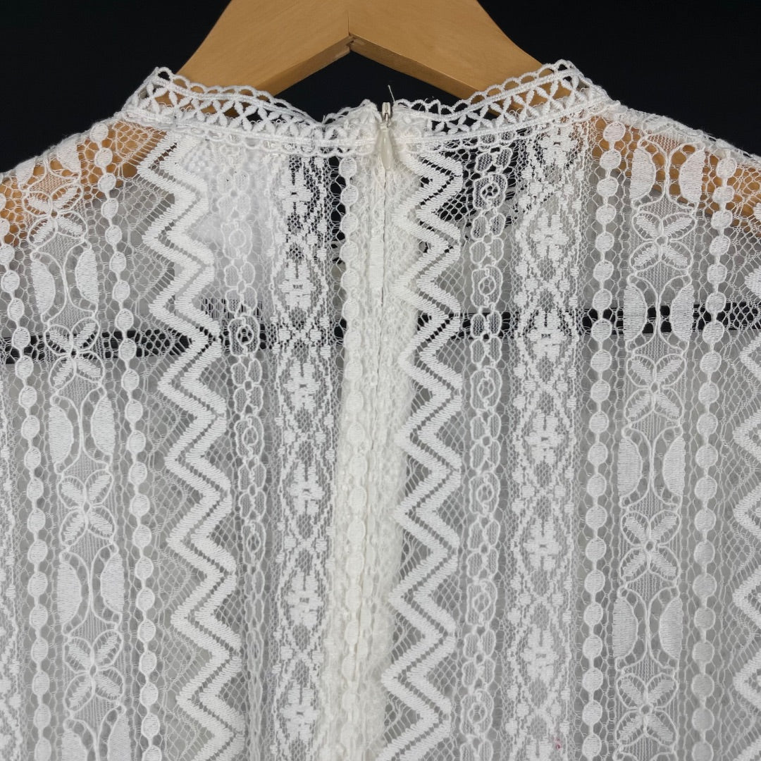 ZARA Musculosa Blanco Talle M