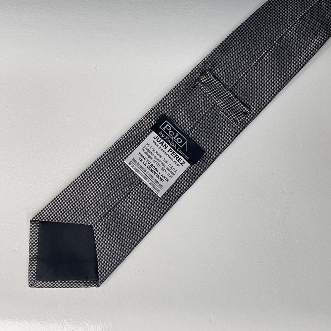 POLO Corbata Gris Talle Unico