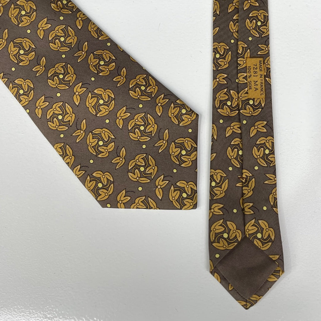 HERMES  Corbata  Color Varios  Estampado  Talle Unico