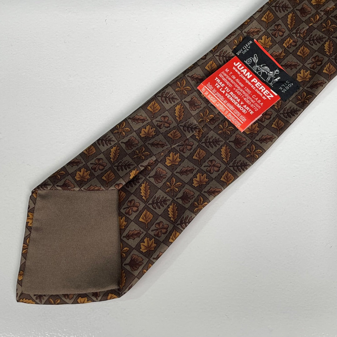 HERMES  Corbata  Color Varios  Estampado  Talle Unico