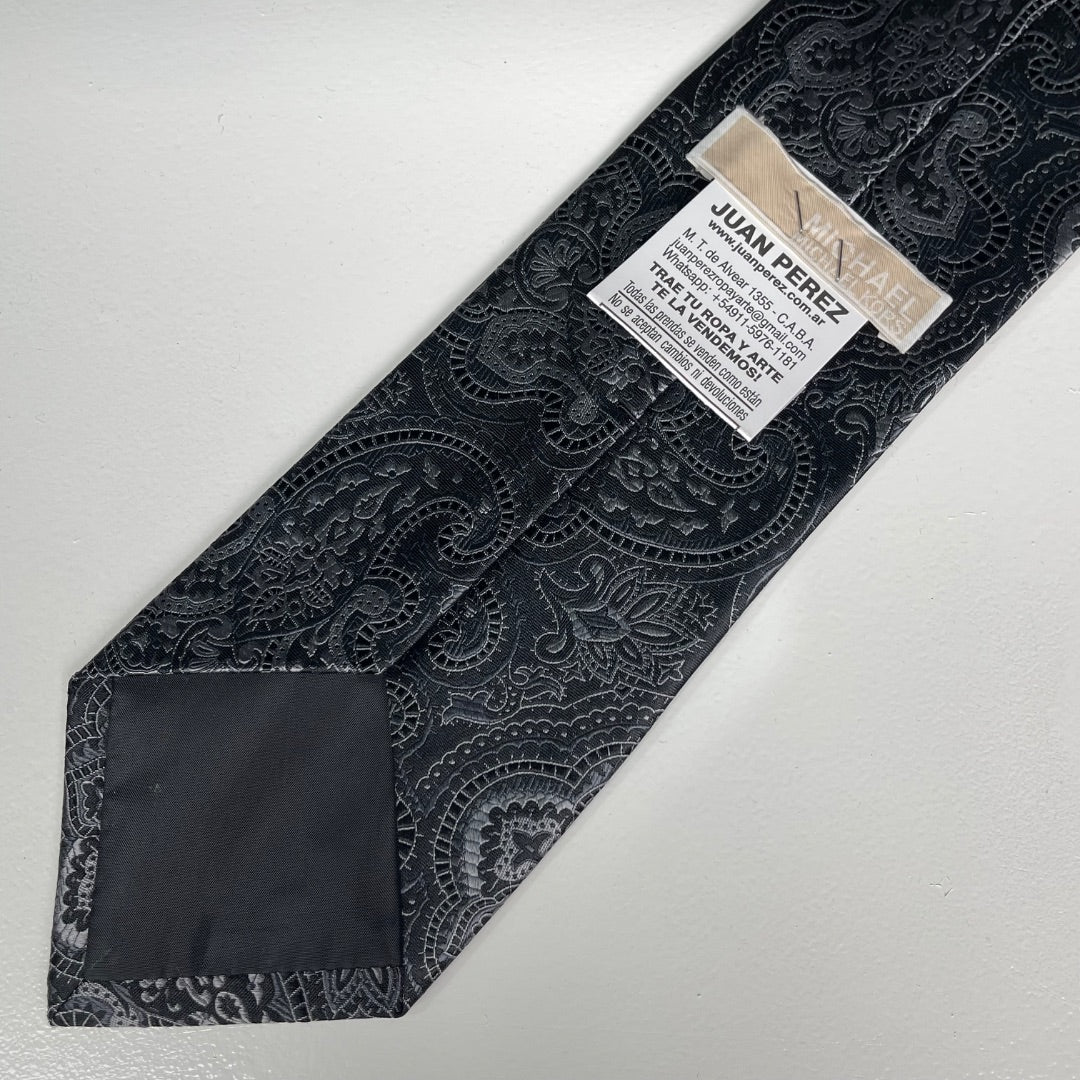 MICHAEL KORS Corbata Gris Talle Unico