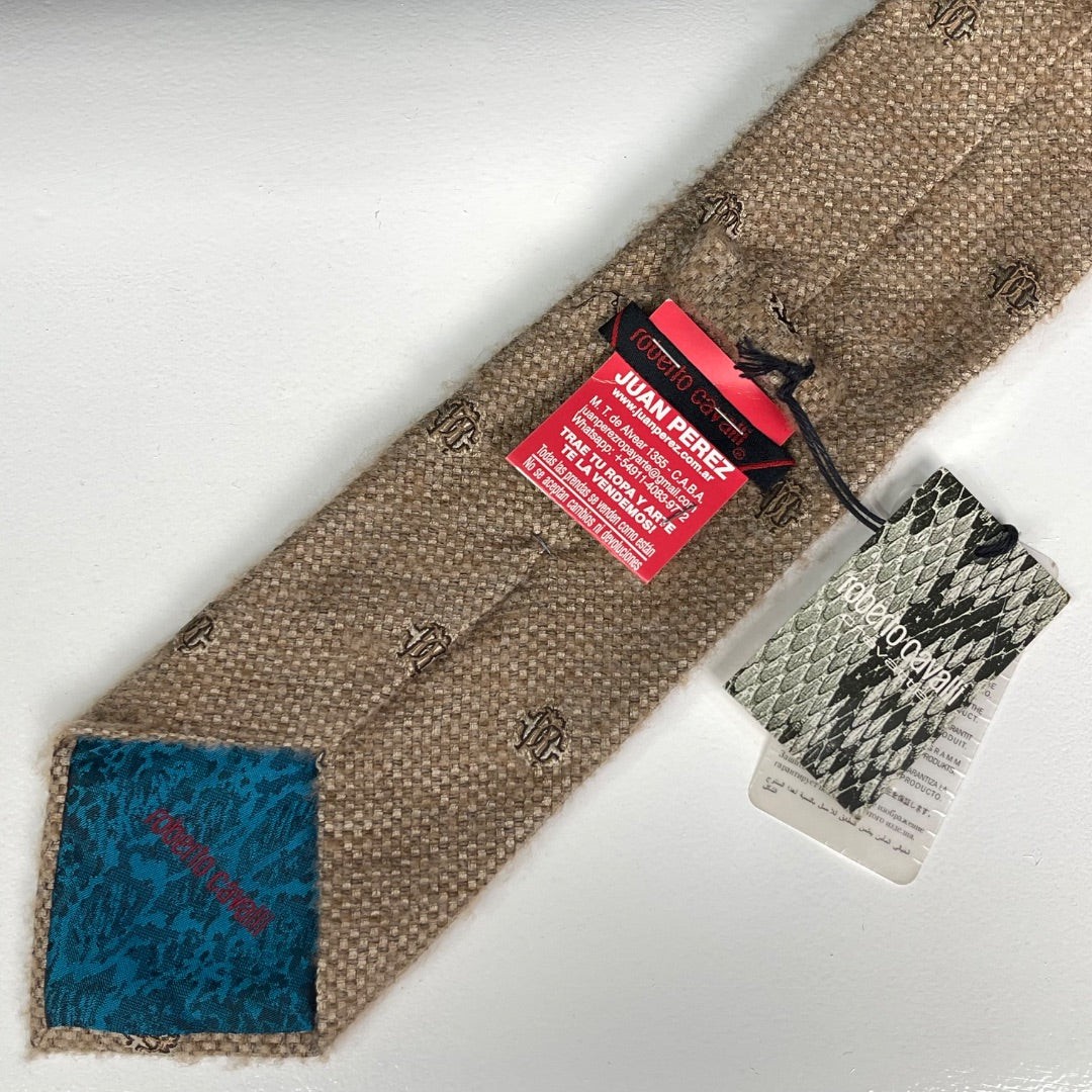 ROBERTO CAVALLI  Corbata  Color Marron  Talle Unico