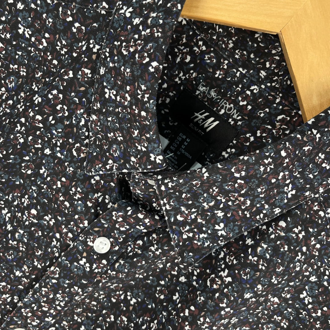 H&M Camisa Manga Larga Varios  Estampado Talle M