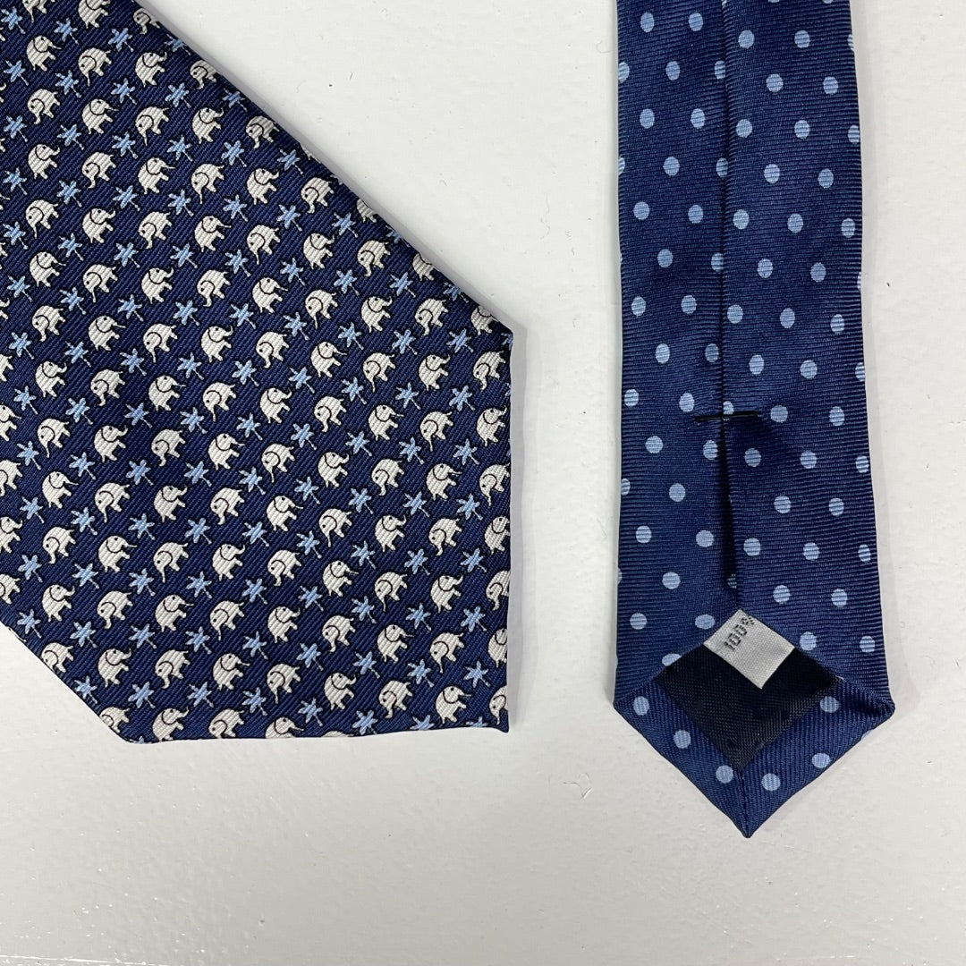 PIERRE CARDIN Corbata Azul Talle Unico