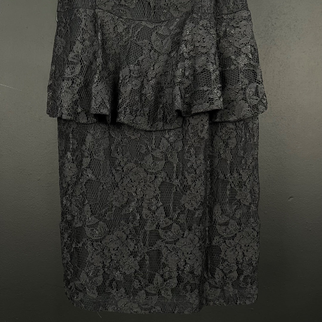 ONA SAEZ Vestido Sin Manga Negro Talle S