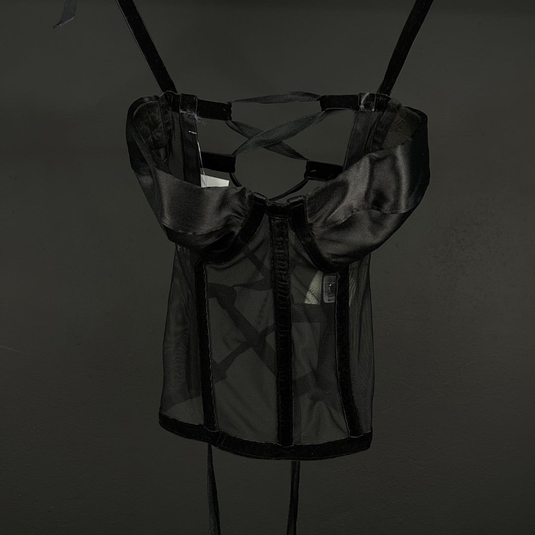 SIN MARCA Corset Negro Talle 1