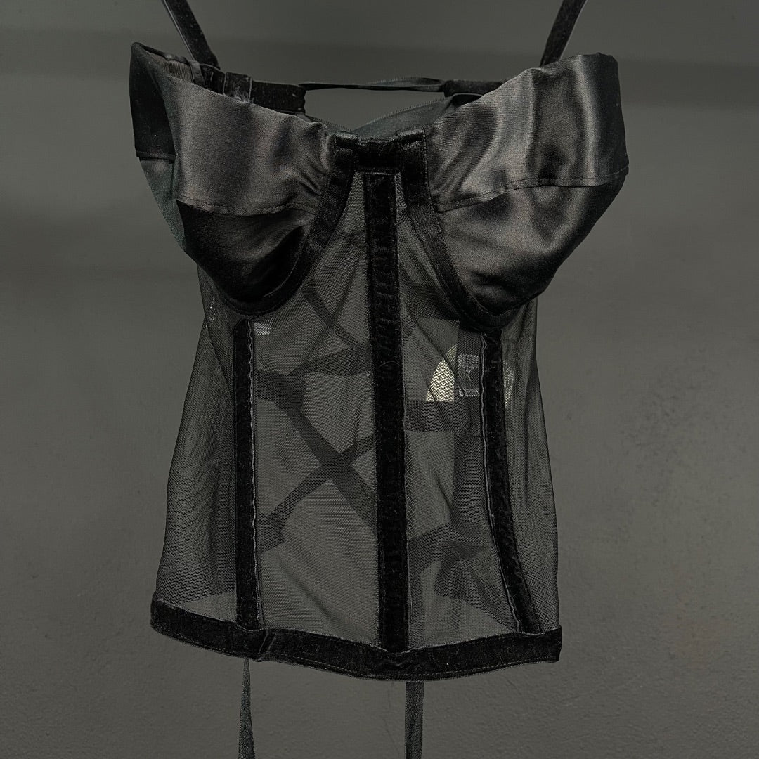 SIN MARCA Corset Negro Talle 1