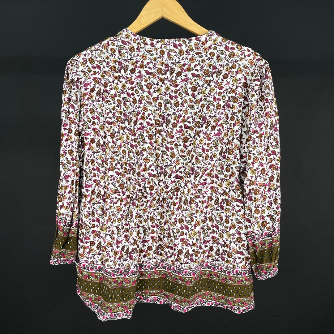 SFERA Blusa Manga 3/4 Varios Floral Talle L