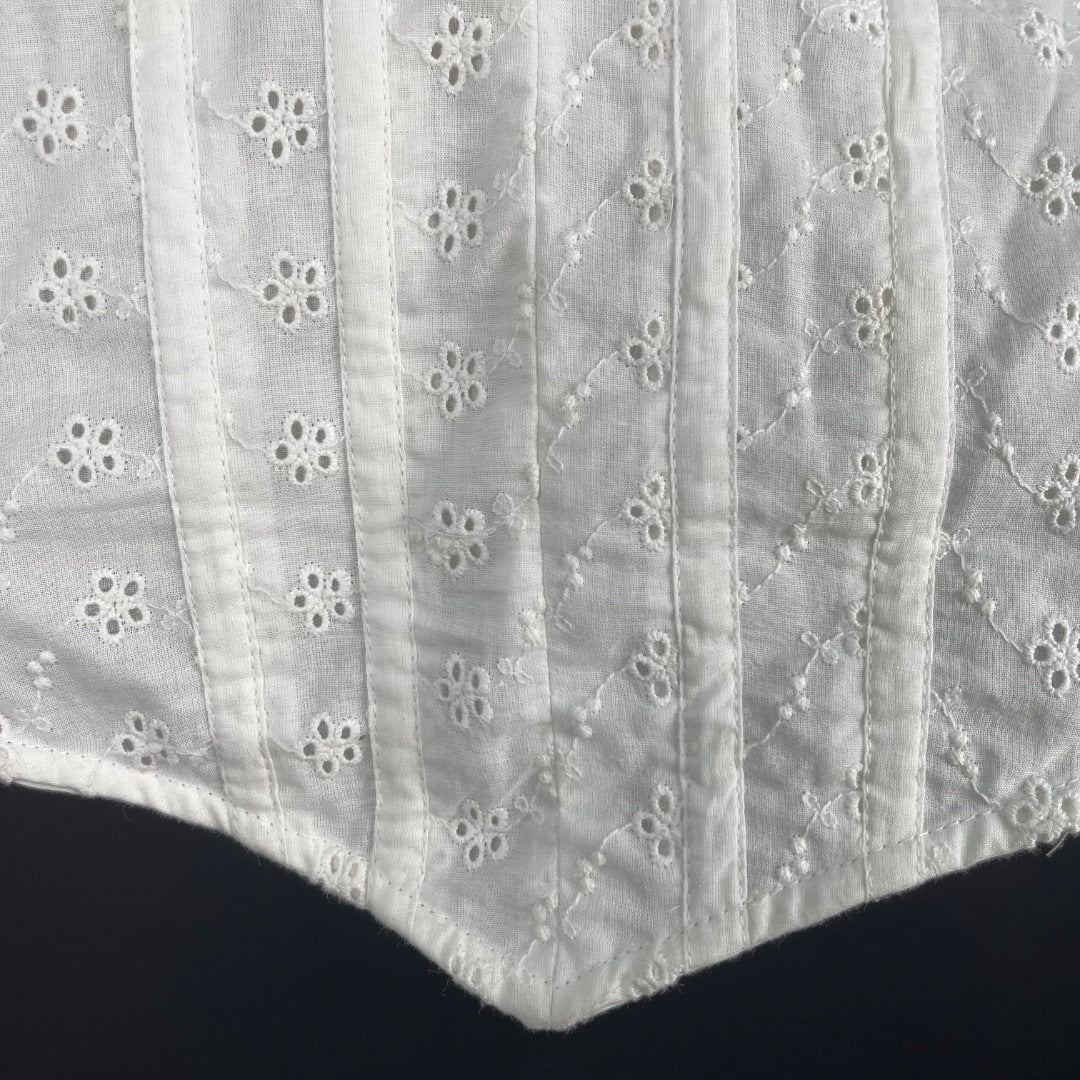 SWEET Top Sin Mangas Blanco Talle S