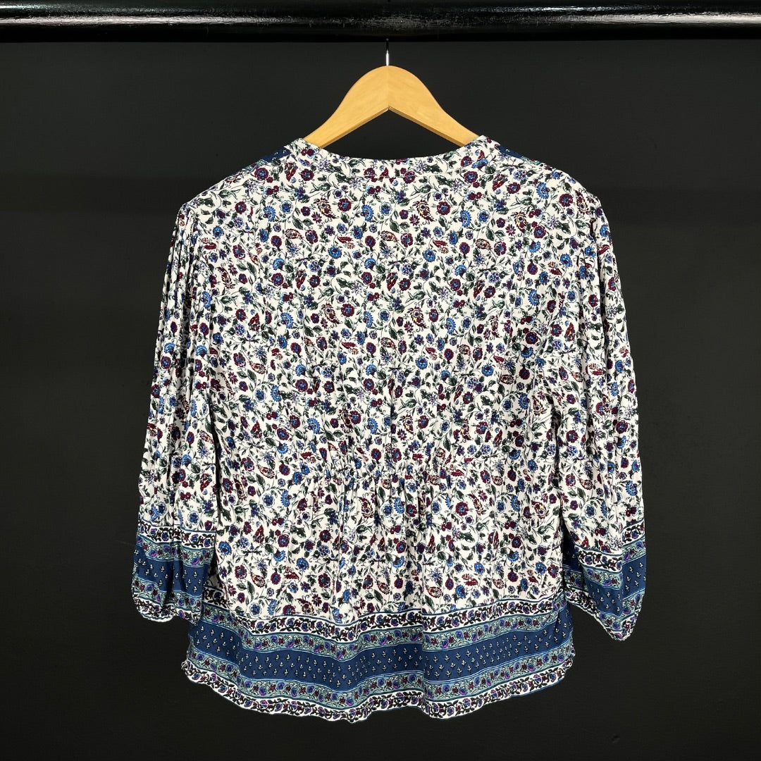 SFERA Blusa Manga 3/4 Varios Floral Talle L
