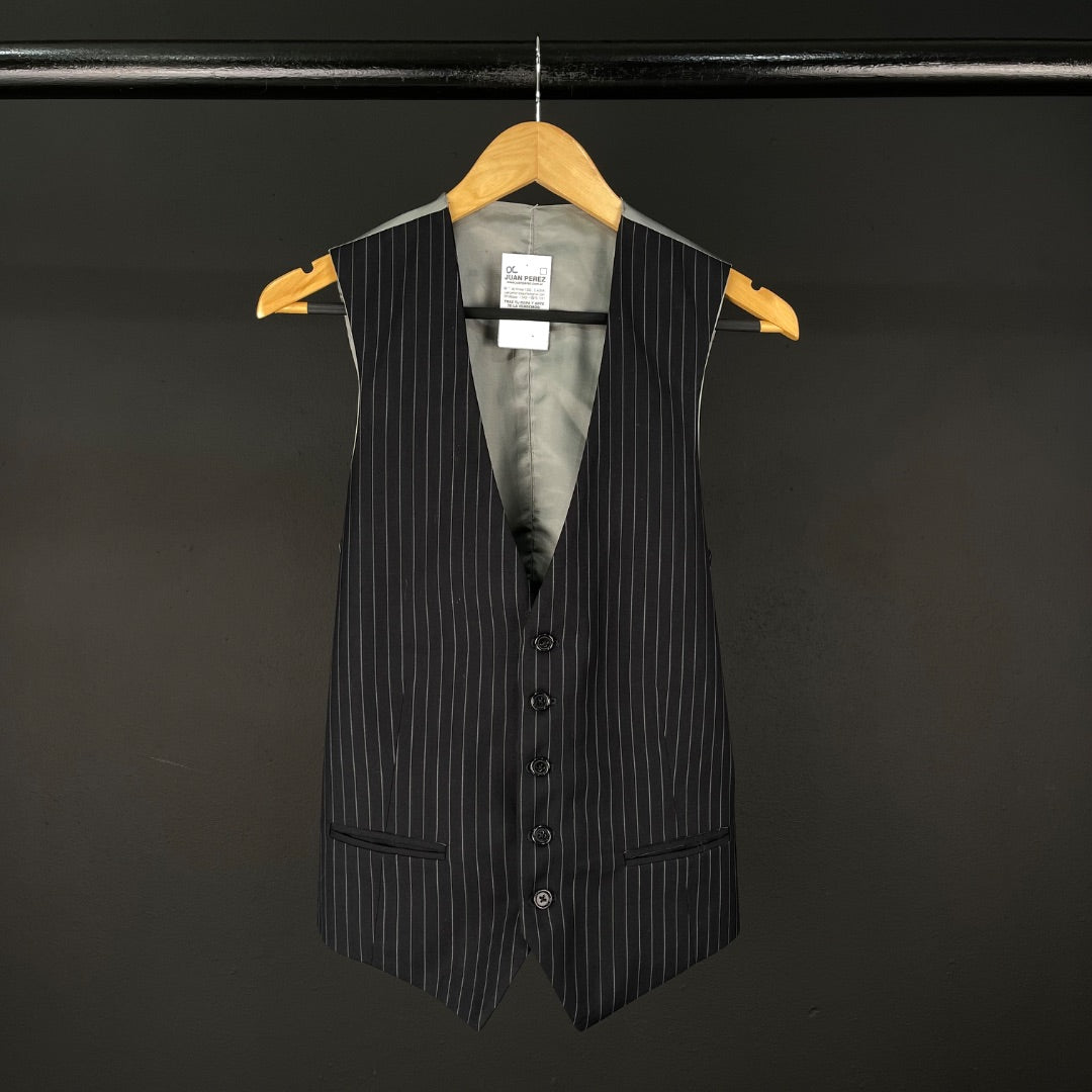 SIN MARCA Chaleco Corto Varios Rayado Talle 1