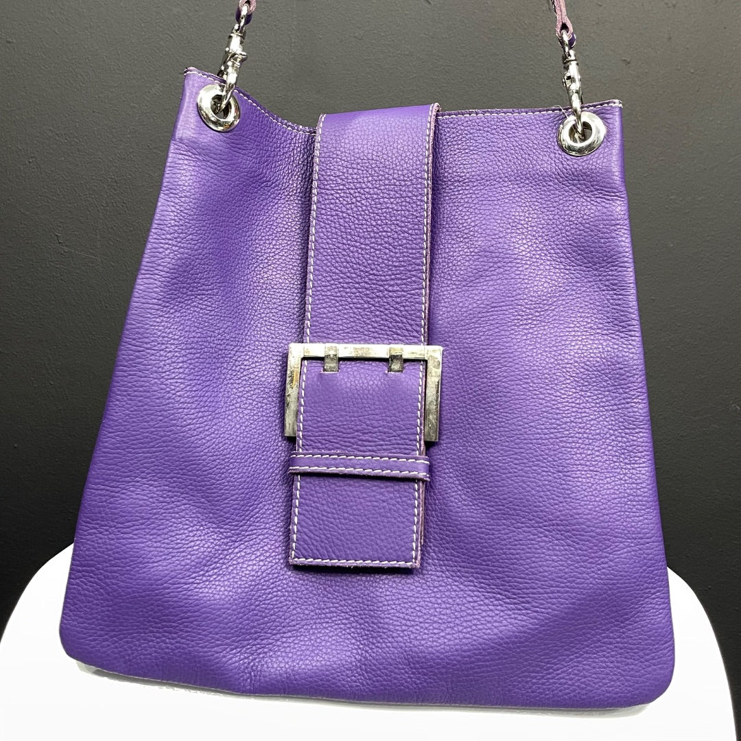 SIN MARCA Cartera Violeta Talle Unico
