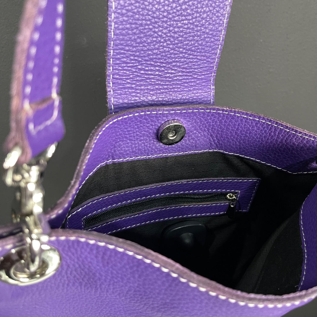 SIN MARCA Cartera Violeta Talle Unico
