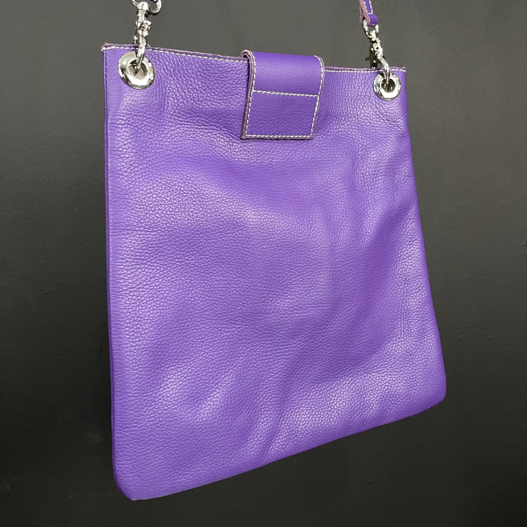 SIN MARCA Cartera Violeta Talle Unico