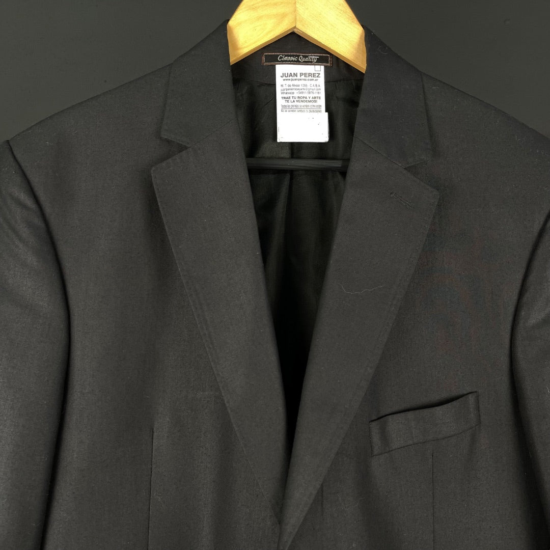 ALFREDO MARINO Saco Negro Talle XL