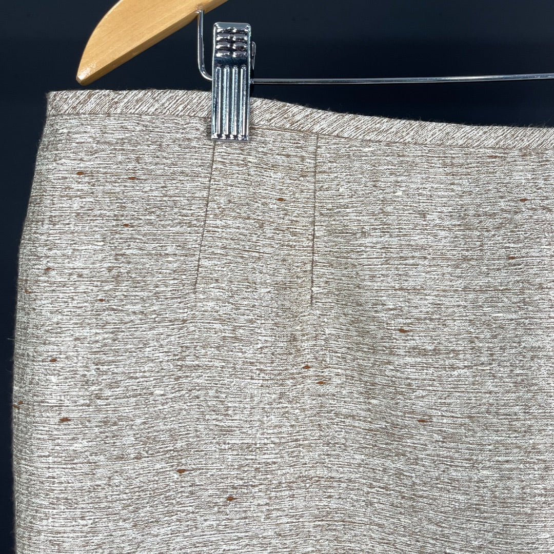 KASPER Conjunto X2 Pollera Y Otro Beige Talle 16